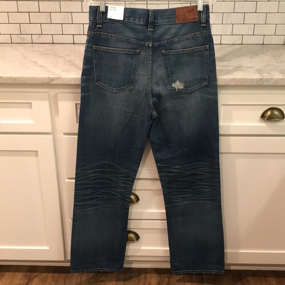 New Rivet & Thread Jeans Womens 27 Selvedge Lasso Wide Leg Distressed Stretch - Picture 2 of 11